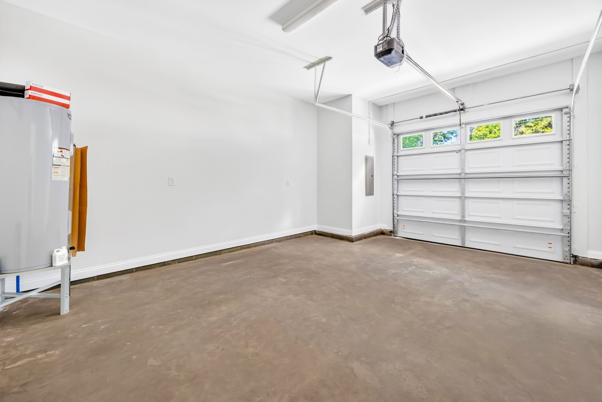 Attached one-car garage