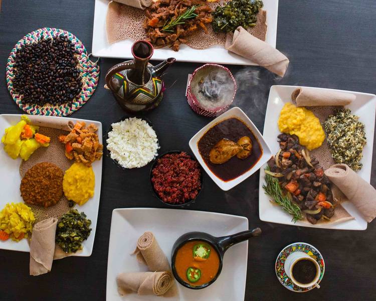 Abugida Ethiopian Cafe, Central Avenue