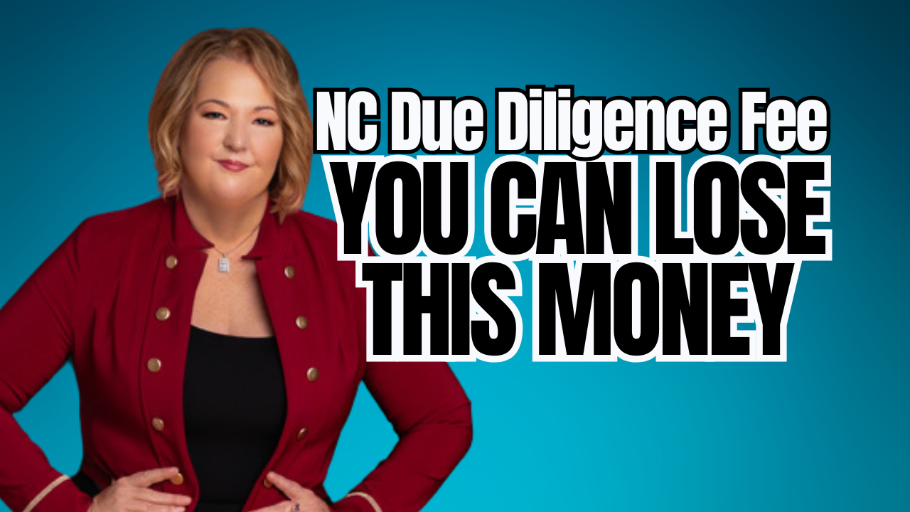 North Carolina Due Diligence Fee Explained (What Buyers and Sellers Need to Know)