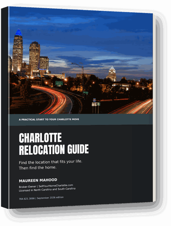 Charlotte Relocation Guide by Maureen Mahood, 9-page PDF
