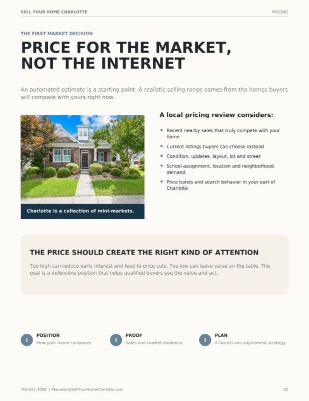Smart Seller's Guide page: Price for the market, not the internet