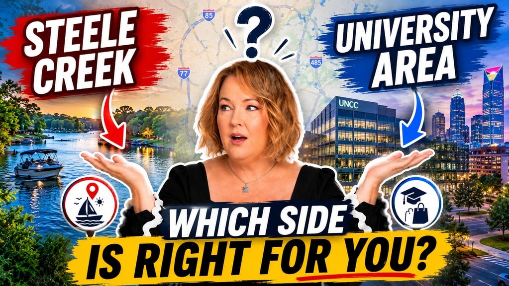 Steele Creek vs. University Area: Where to Live in Charlotte?