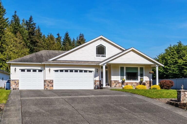 Single-story home with a two-car garage